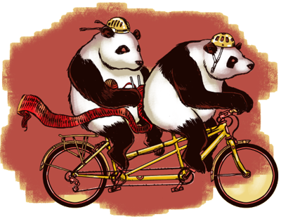 [ Panda Illustration by John Kenzie ]